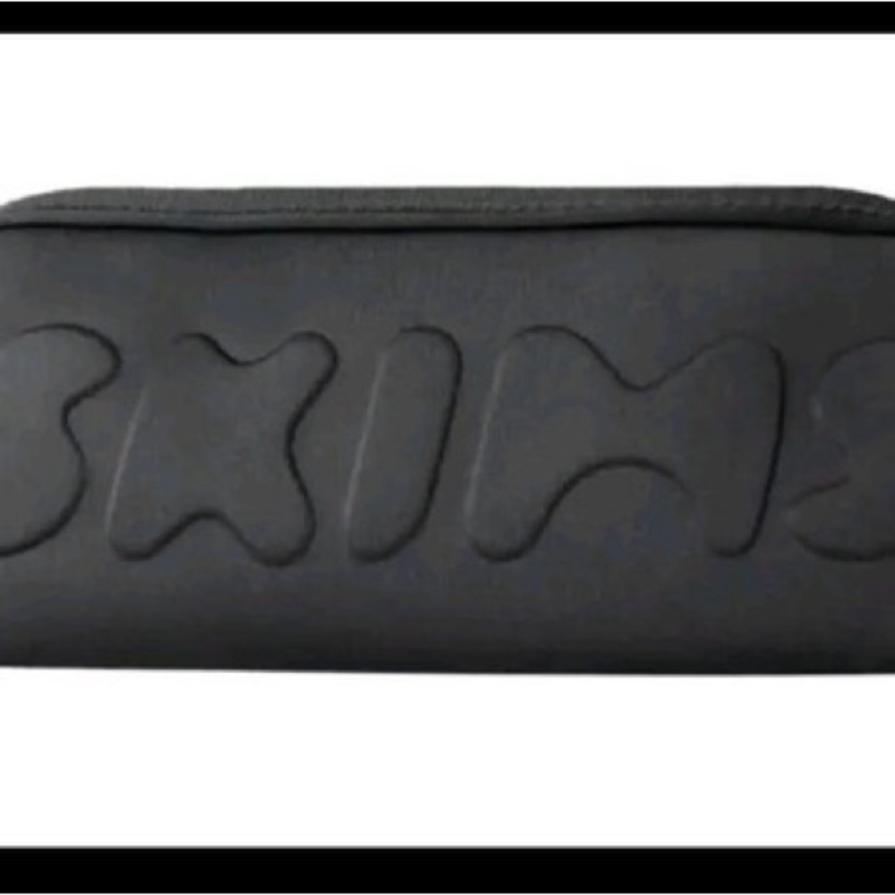SKIMS Neoprene Makeup Bag Travel Case for Shapewear Makeup Lingerie BLACK - Picture 1 of 4